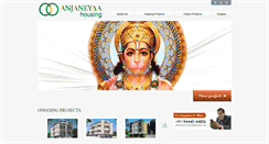 Desktop Screenshot of anjaneyaahousing.com