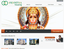 Tablet Screenshot of anjaneyaahousing.com